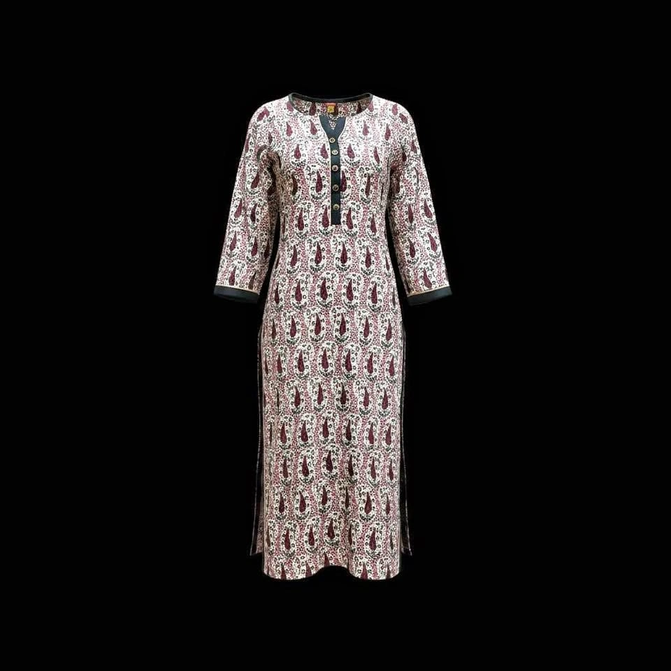 Paisley Print Cotton Kurti