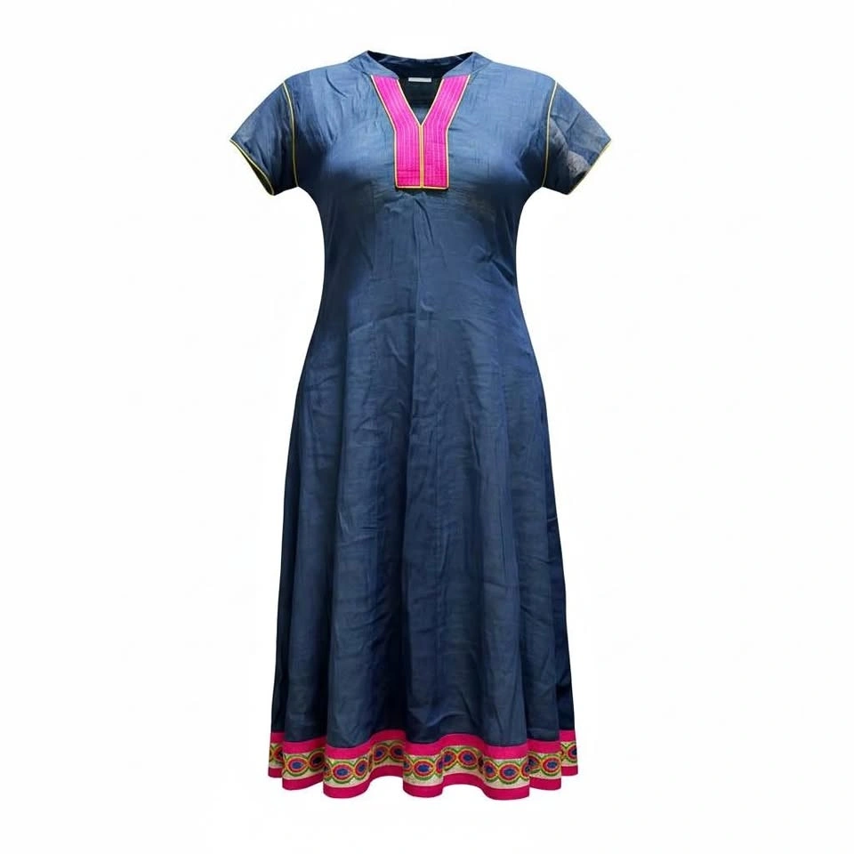 Blue Anarkali Kurti