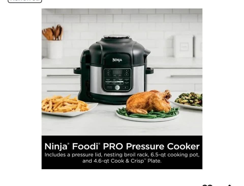 Ninja Foodi Pro Pressure Cooker Air Fryer Multicooker - photo 3