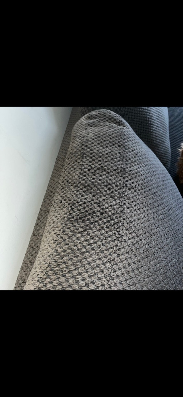 Large Grey Sectional + ottoman - photo 3