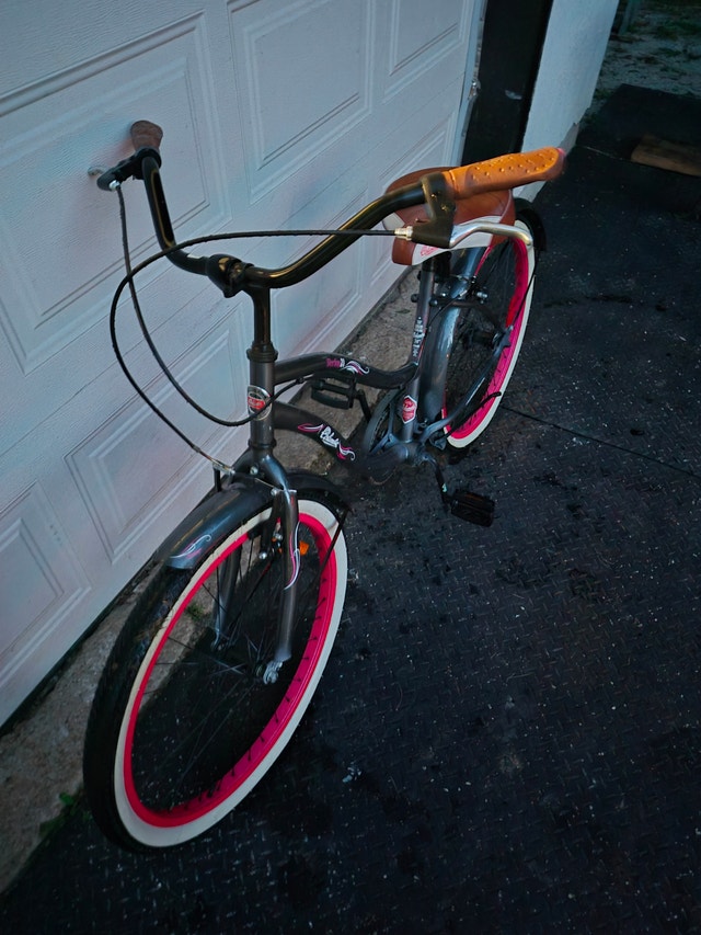24'' wheel Bike Columbia Stirling 24 bicycle gray purple white - photo 5