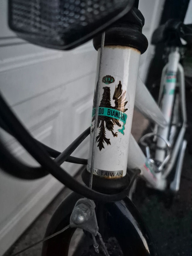 24'' wheel bike white Bianchi bicycle - photo 3