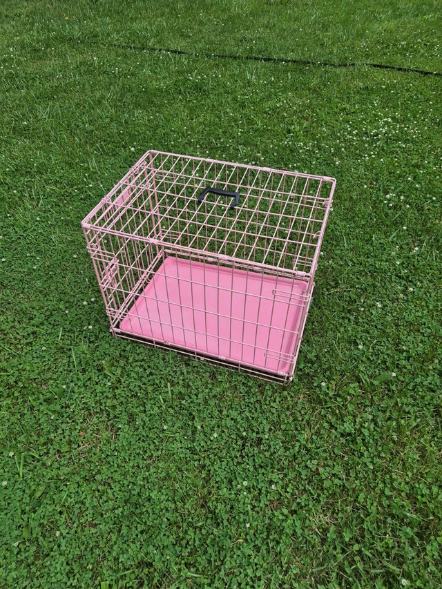 animal cage pet holder PINK wire mesh