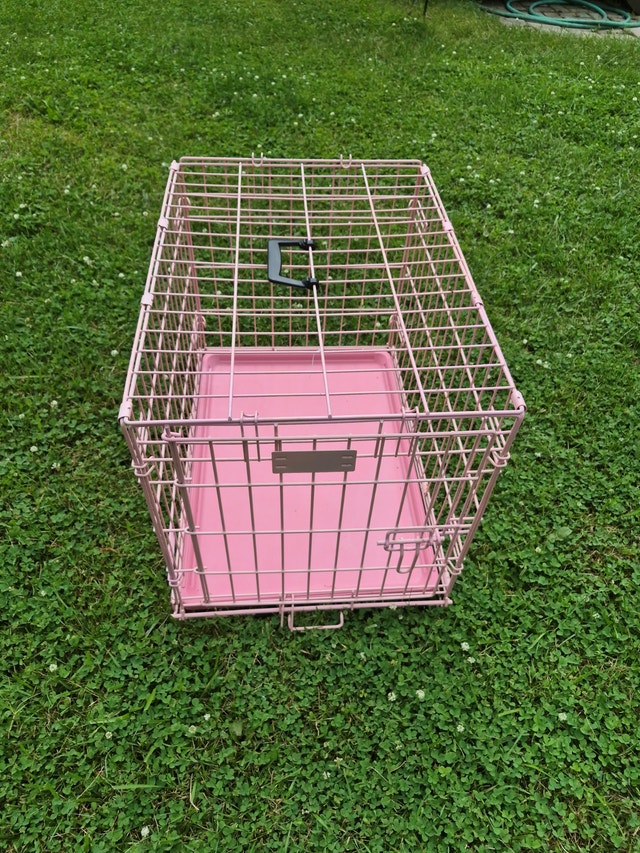 animal cage pet holder PINK wire mesh - photo 4