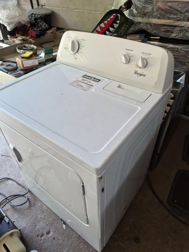 Whirlpool White clothes dryer electric working tested - photo 4