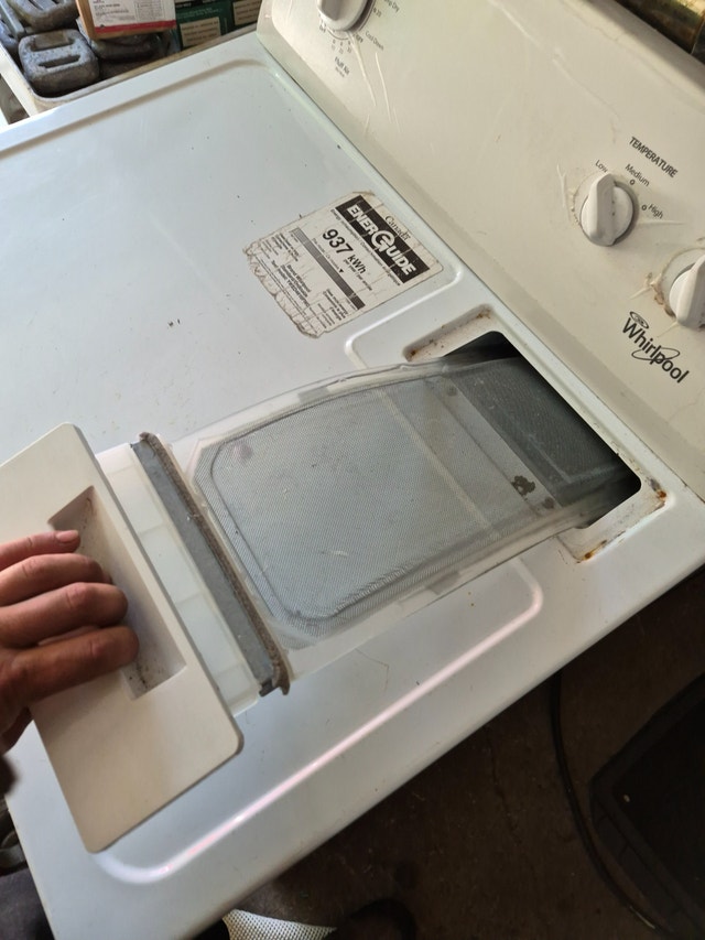 Whirlpool White clothes dryer electric working tested - photo 5