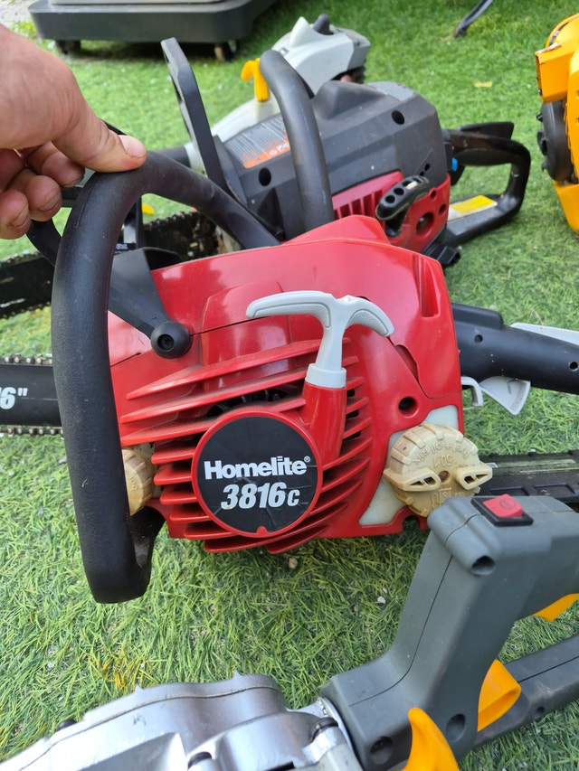 Gas Chain Saws, Trimmers, Water Pump, and Leaf Blower - photo 4
