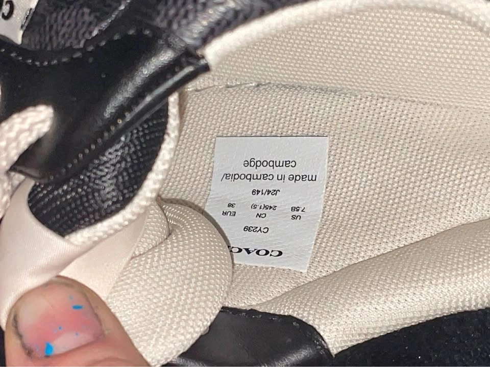 Coach shoes 7.5