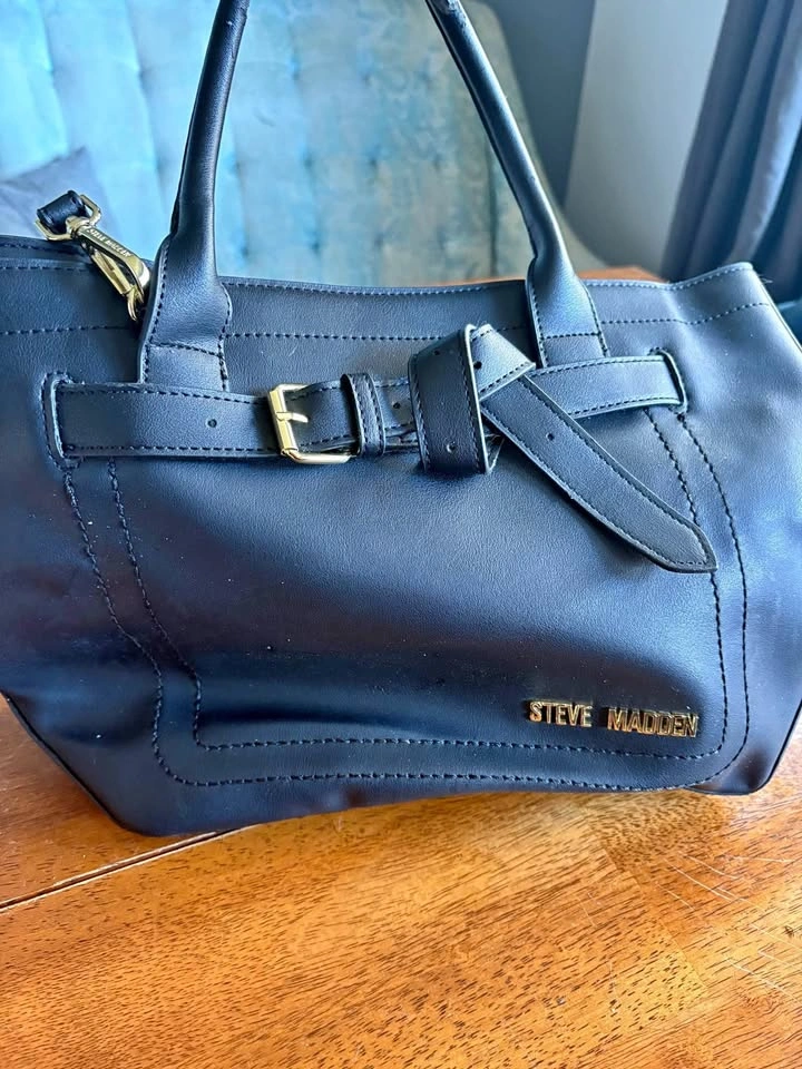 Steve Madden Tote with Gold Hardware