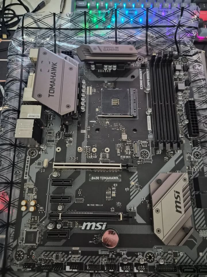 MSI B450 Tomahawk AM4 Motherboard - photo 2