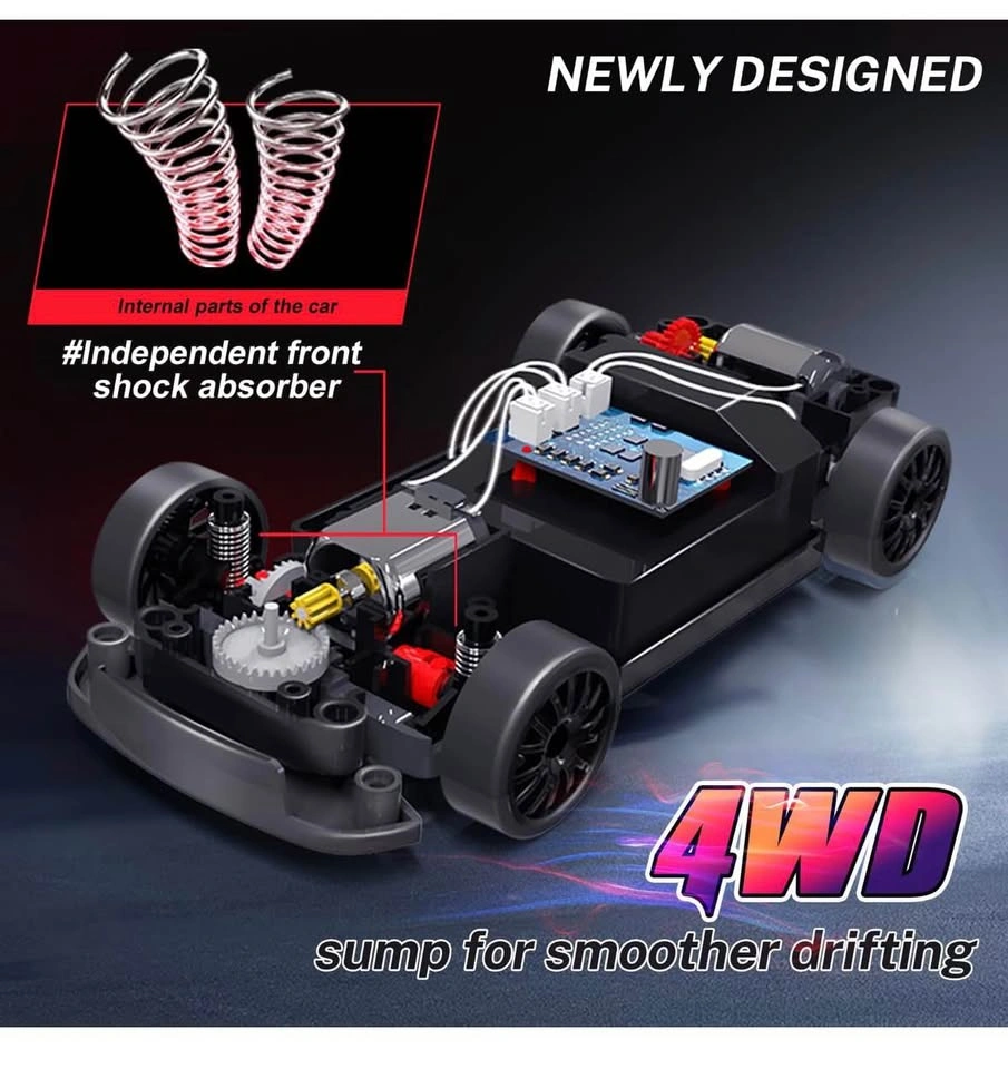 ACAMMZAR 1:24 4WD RC Drift Car – 20KM/H High-Speed - photo 3