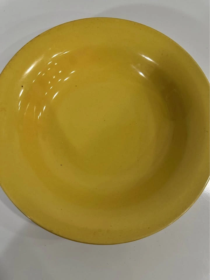 Set of 6 KC Yellow Ceramic plates - photo 2