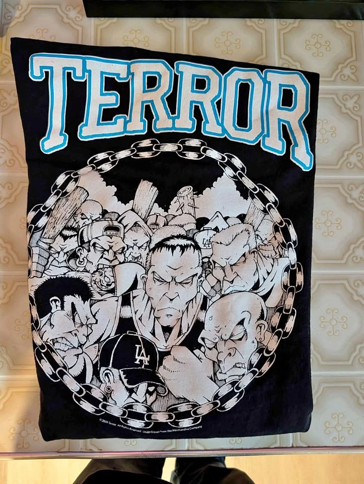 Vintage 2006 Terror "Thugs" Hardcore Punk Shirt