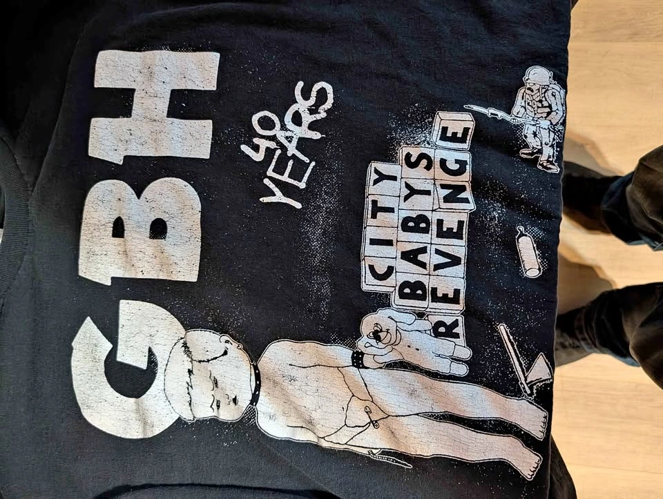 GBH Band Shirt - City Baby's Revenge 40 Years Tour Tee