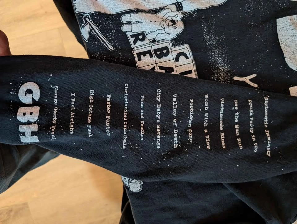 GBH Band Shirt - City Baby's Revenge 40 Years Tour Tee - photo 2