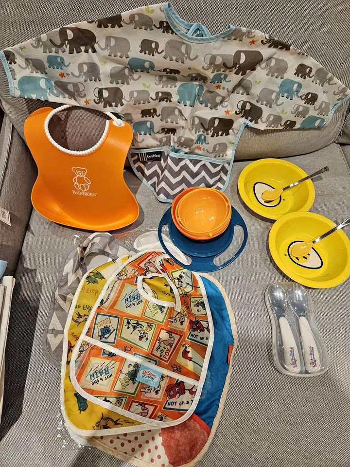 Bibs, Bowls, Cutlery Bundle