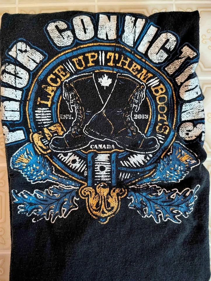 Prior Convictions Band T-Shirt - Lace Up Them Boots