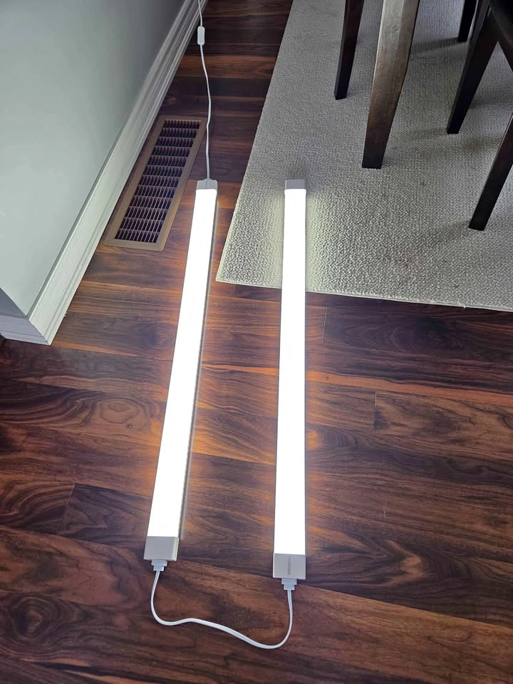 WNSNOU LED Shop Light 2-Pack 4ft