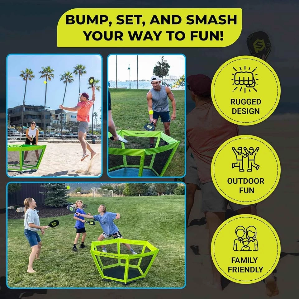 PaddleSmash Pickleball Meets Roundnet Game - photo 3