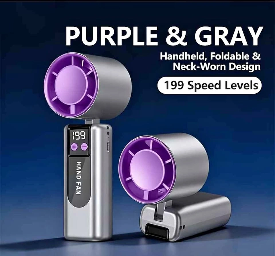Brand new 2 in 1 mini handheld and neck fan