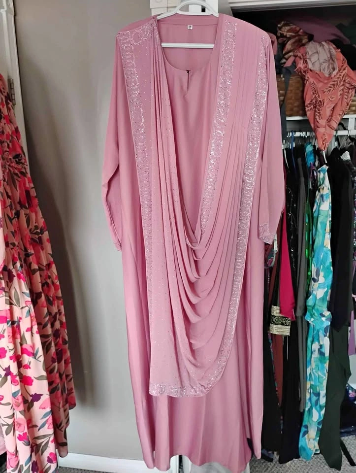 Beautiful Pink Abaya