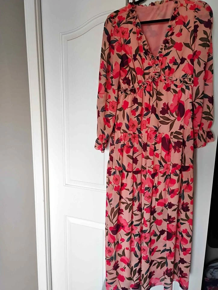 Floral Flowers Maxi Dress