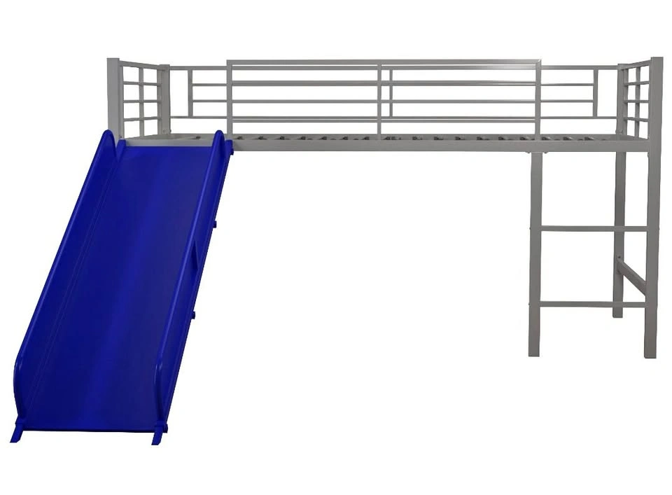 Twin loft bed with slide