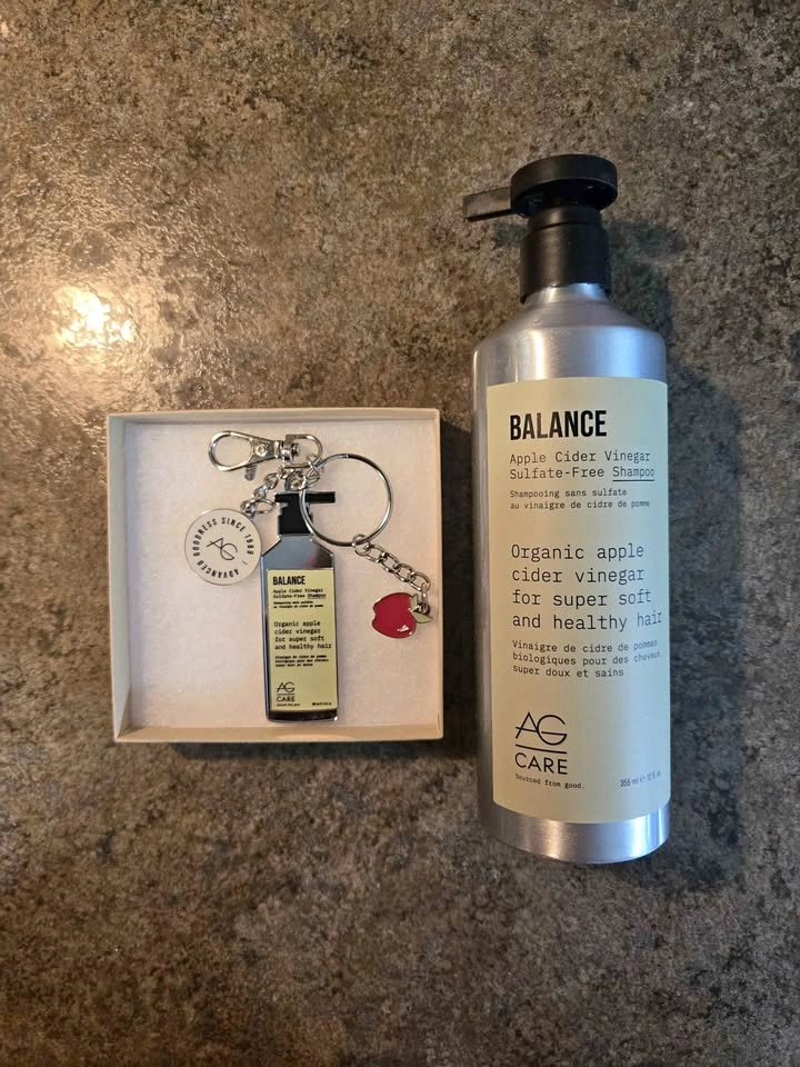 AG Care Balance Apple Cider Vinegar Sulfate-Free Shampoo with Ba