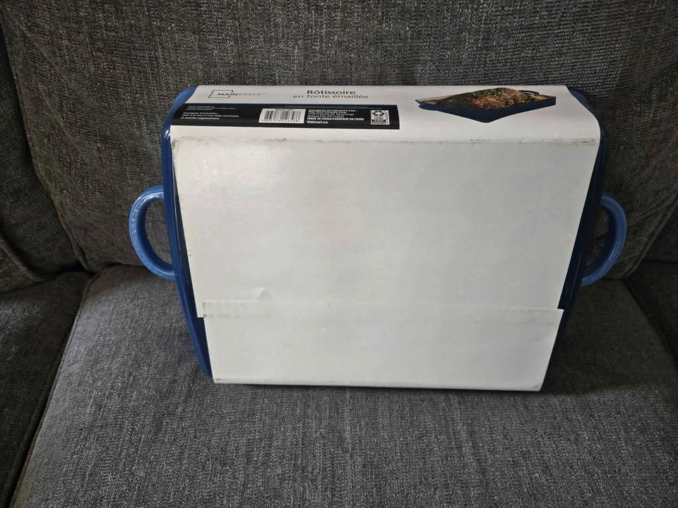 Brand New Mainstays 5.2 Quart Enameled Cast Iron Roaster - photo 2