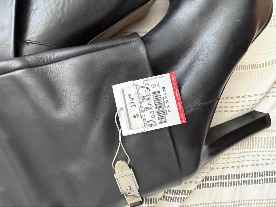 Zara Basic Knee-High Heeled Boots - photo 5