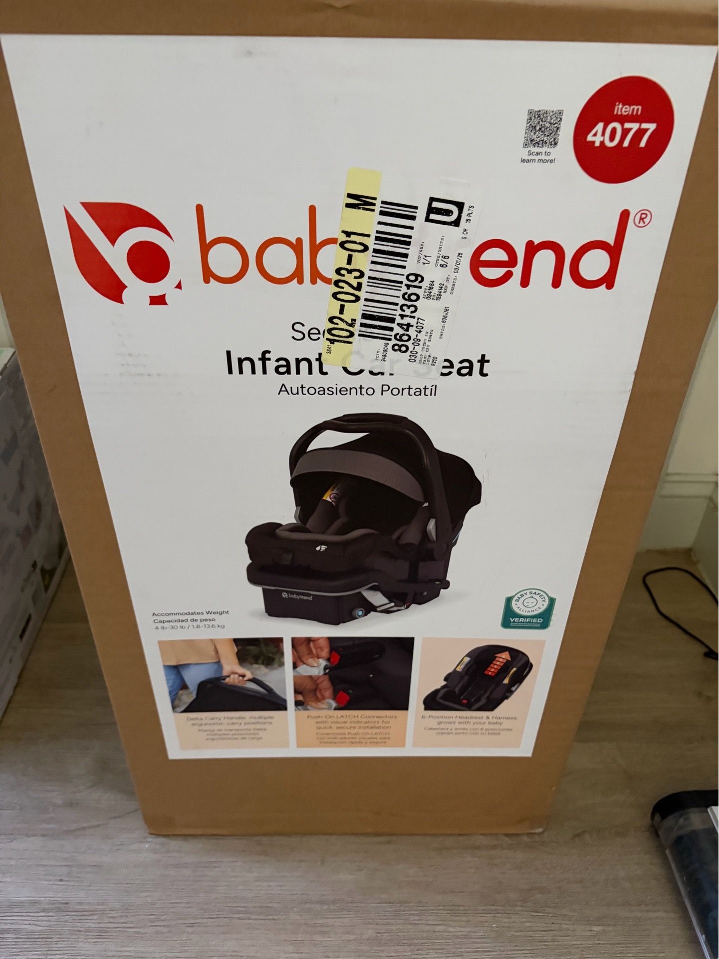 Infant car seat - photo 2