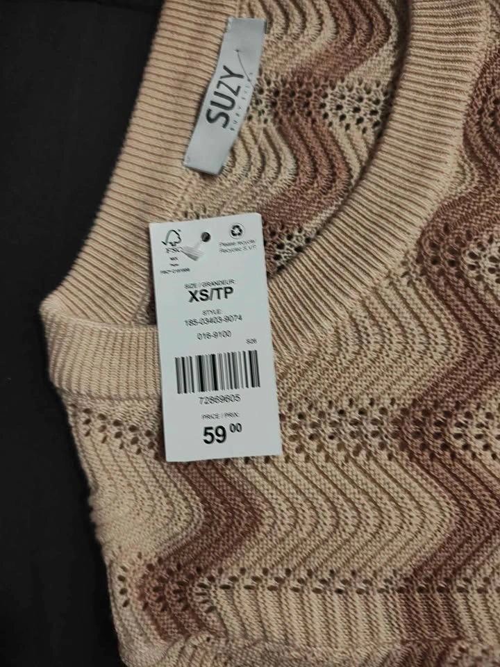 SUZY Women's Knit Sweater – XS – Brand New with Tags - photo 2