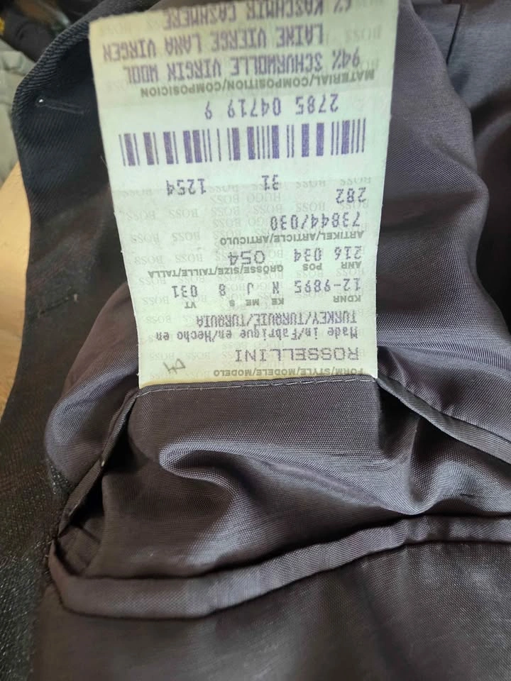 Hugo Boss Wool & Cashmere Plaid Sport Coat - Size 44R - photo 4