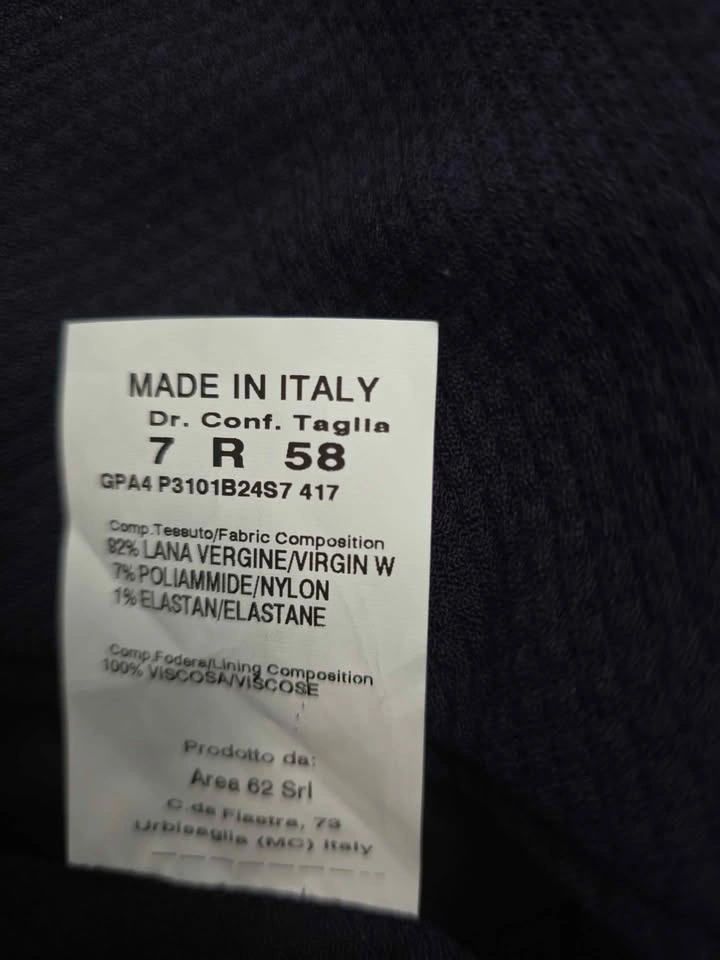 Men’s Patrick Assaraf Italian Wool-Blend Blazer – Size 44 - photo 3