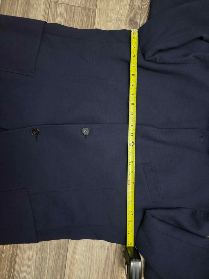 Men’s Patrick Assaraf Italian Wool-Blend Blazer – Size 44 - photo 4