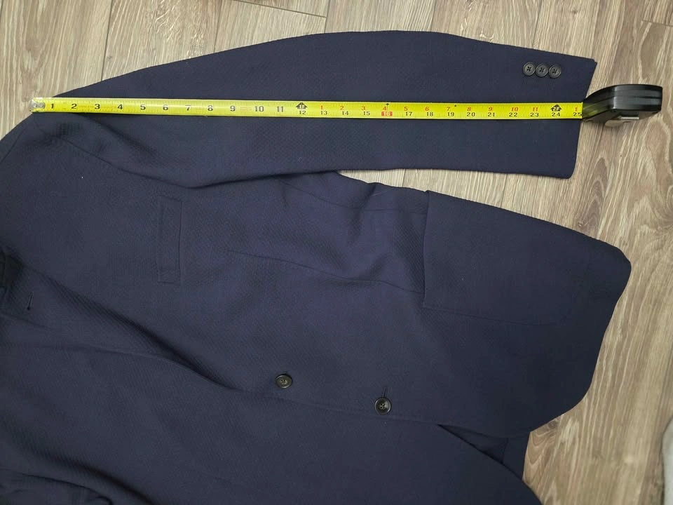 Men’s Patrick Assaraf Italian Wool-Blend Blazer – Size 44 - photo 5