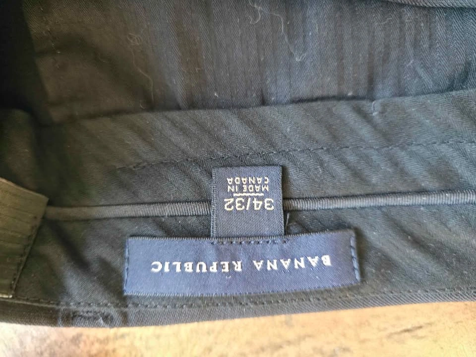 Banana Republic Black Wool Trousers - Cerruti 1881 - 34x32 - photo 5
