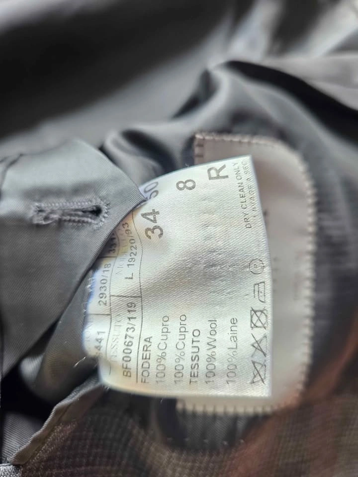 Canali Made in Italy Gray Wool Blazer / Sport Coat (40R) - photo 4