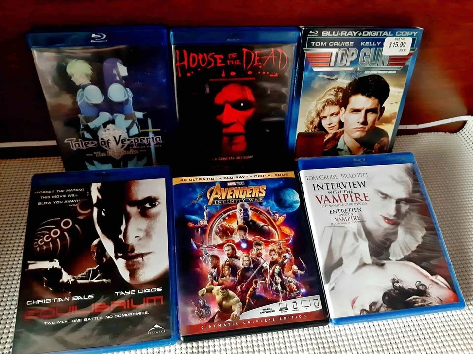 Blu Ray Movies and 4k Blu Ray