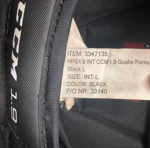 Intermediate Large Goalie Pants - CCM 1.9 - photo 4