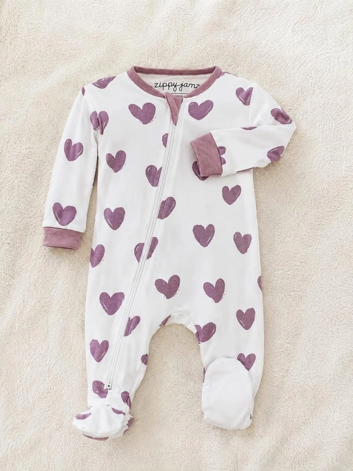 New ZippyJamz Organic Cotton Footed Sleeper – 3–6 Months