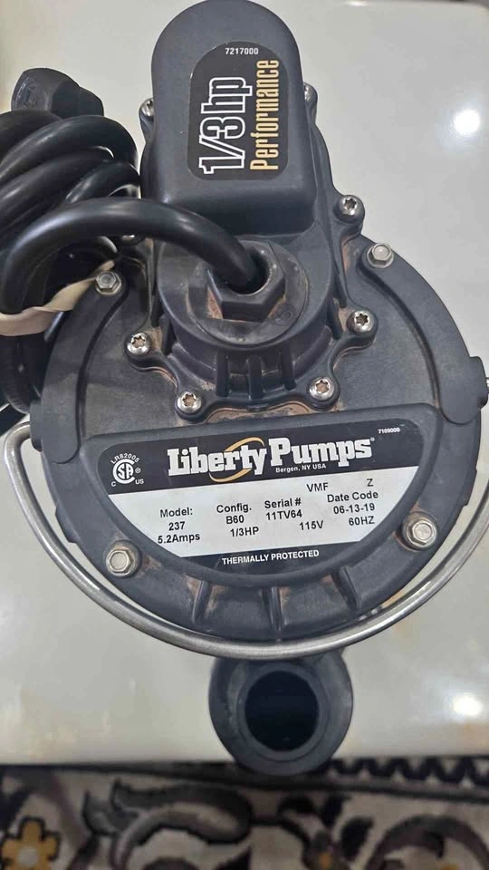 Liberty Pumps Model 237 Sump Pump