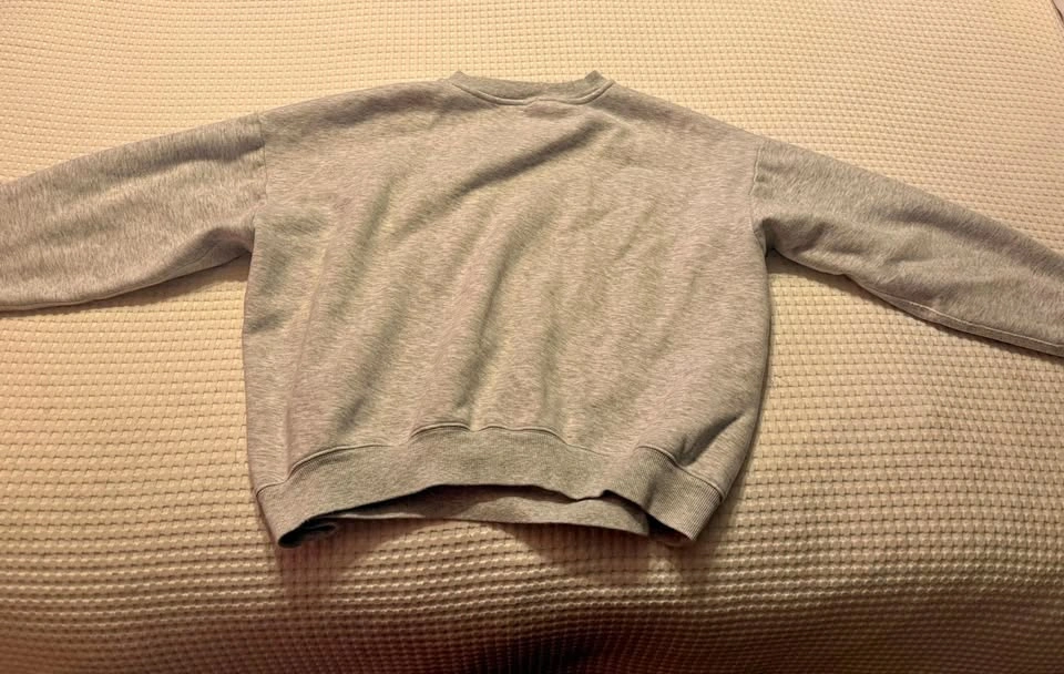 SKIMS Crewneck Sweater - Light Heather Grey (Size XL)