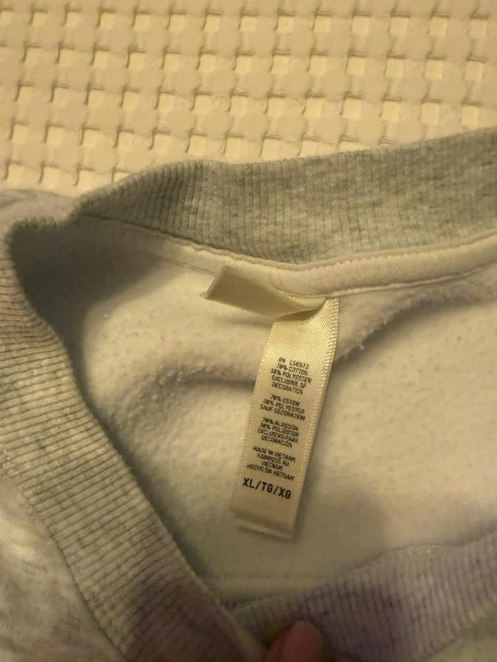 SKIMS Crewneck Sweater - Light Heather Grey (Size XL) - photo 2