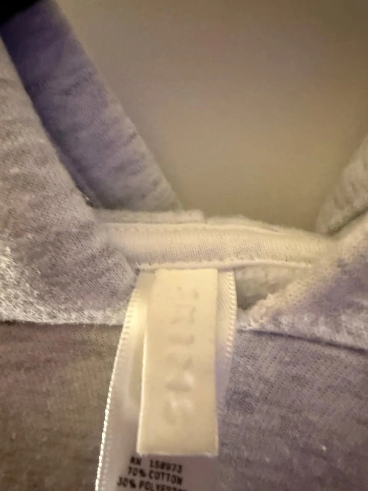 SKIMS Cotton Fleece Classic Hoodie - Light Heather Gray (Size L) - photo 3