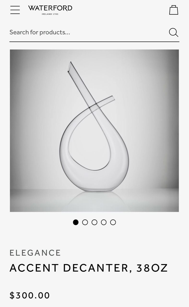 Waterford fine wine crystal decanter - photo 3