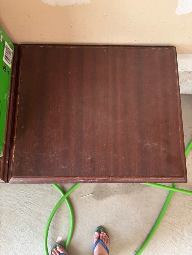 Two side tables solid wood