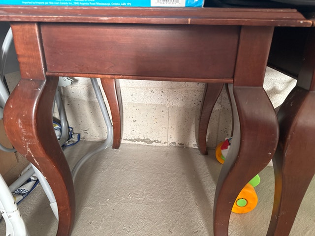 Two side tables solid wood - photo 2