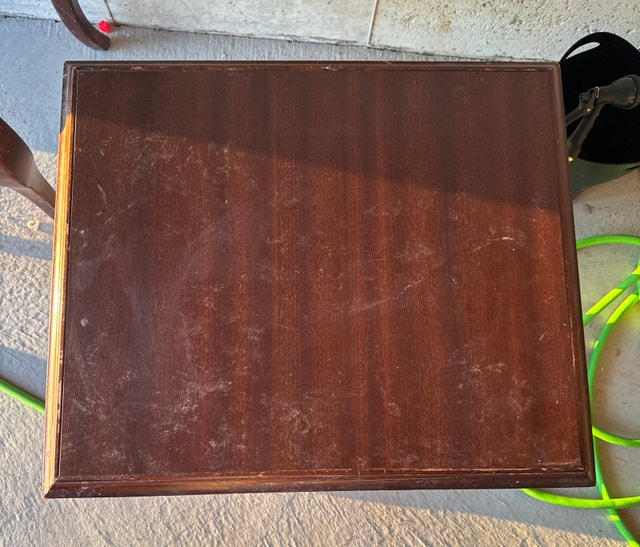 solid wood two side tables - photo 2