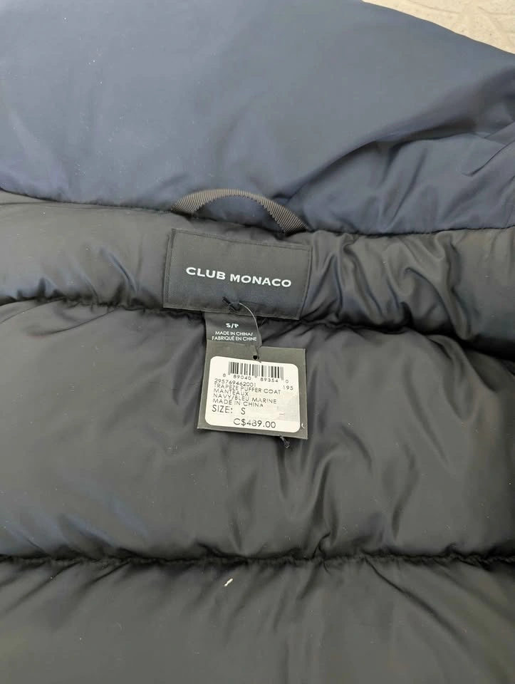 Brand New Club Monaco Trapeze puffer coat - photo 2